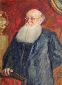 Portret van de Revolutionair Graaf Piotr Kropotkin